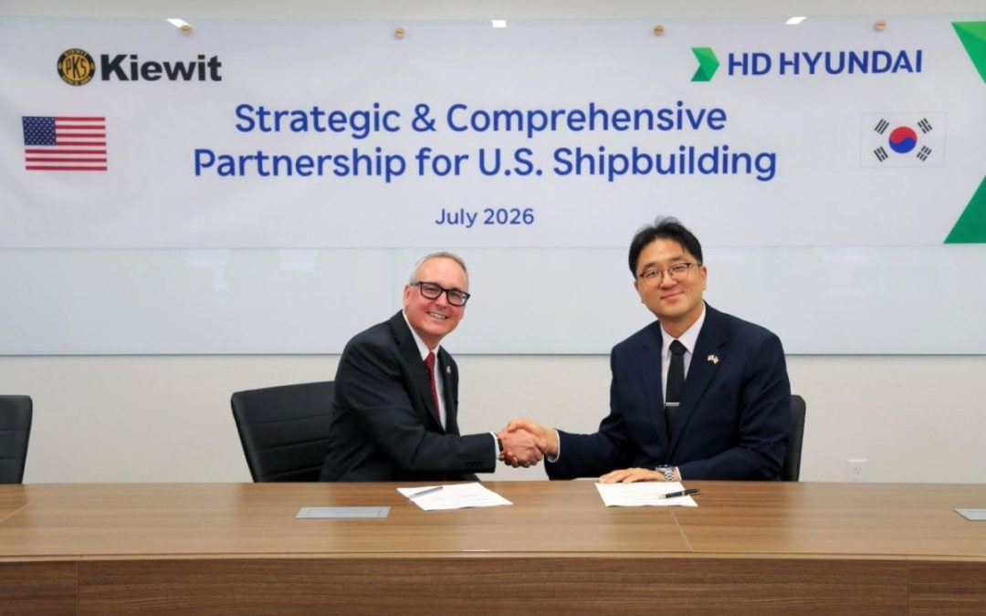 HD Hyundai and Kiewit Offshore Services Announce Strategic Partnership to Support U.S. Shipbuilding