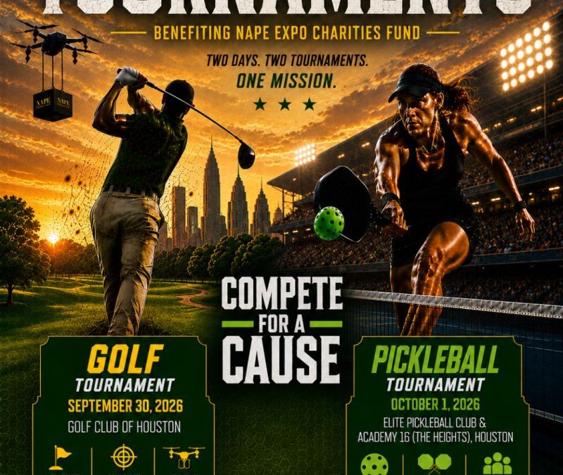 Register Now for the NAPE Charities Golf & Pickleball Tournaments – Sept 30 – Oct 1, 2026 – Houston, TX