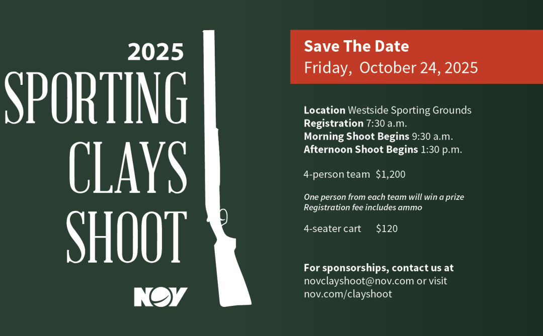 NOV Sporting Clay Shoot Benefitting Veterans October 24, 2025 – Katy