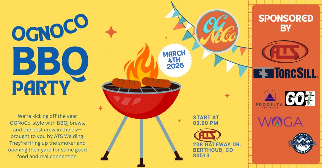 Register Now for the OGNoCo BBQ & Happy Hour – March 4, 2026 – Berthoud, CO