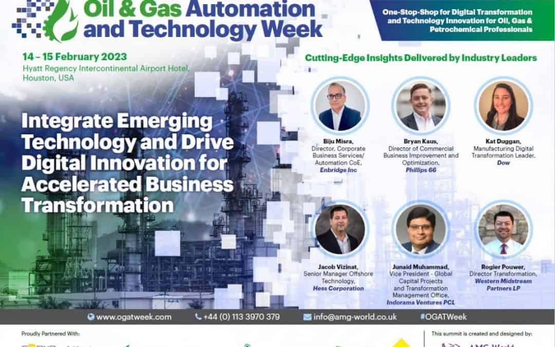 Register Now for the 2023 Oil & Gas Automation and Technology Week Summit Feb 14-15 – Houston