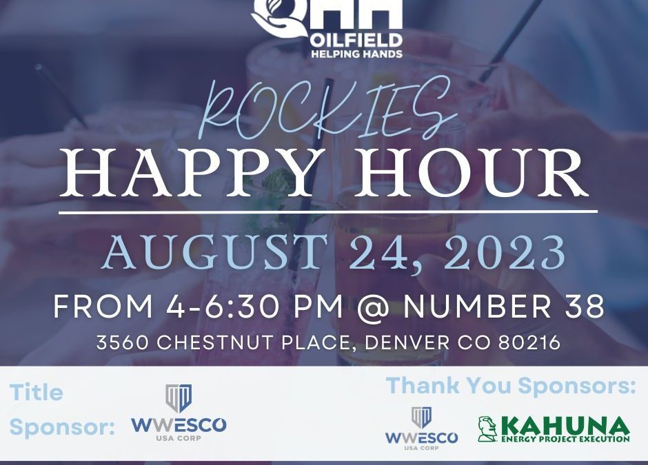 Register Now for the OHH Rockies Chapter for Happy Hour August 24, 2023 – Denver