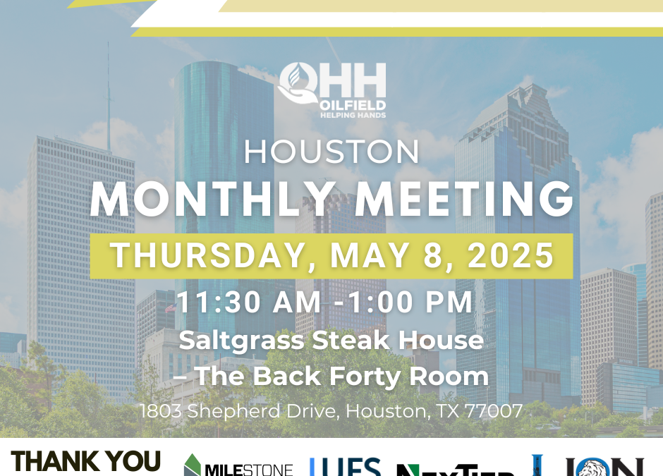 OHH Houston Chapter Monthly Meeting May 8, 2025