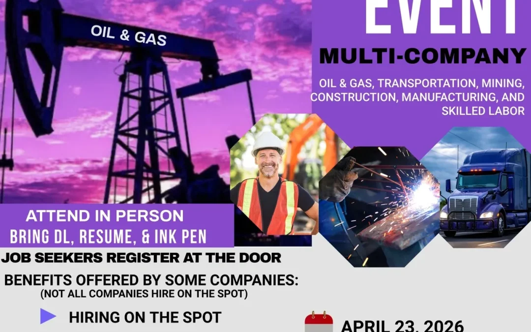 Permian Basin Hiring Event 2026 – April 23, 2026 – Midland, TX