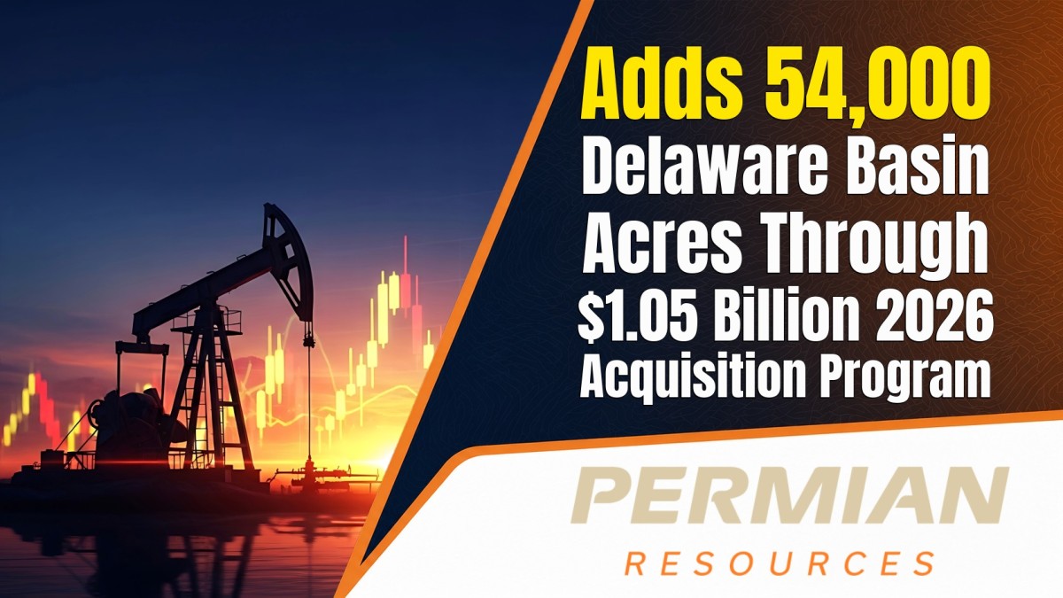 Permian Resources Adds 54,000 Delaware Basin Acres Through $1.05 Billion 2026 Acquisition Program Allstream Insiders (1)