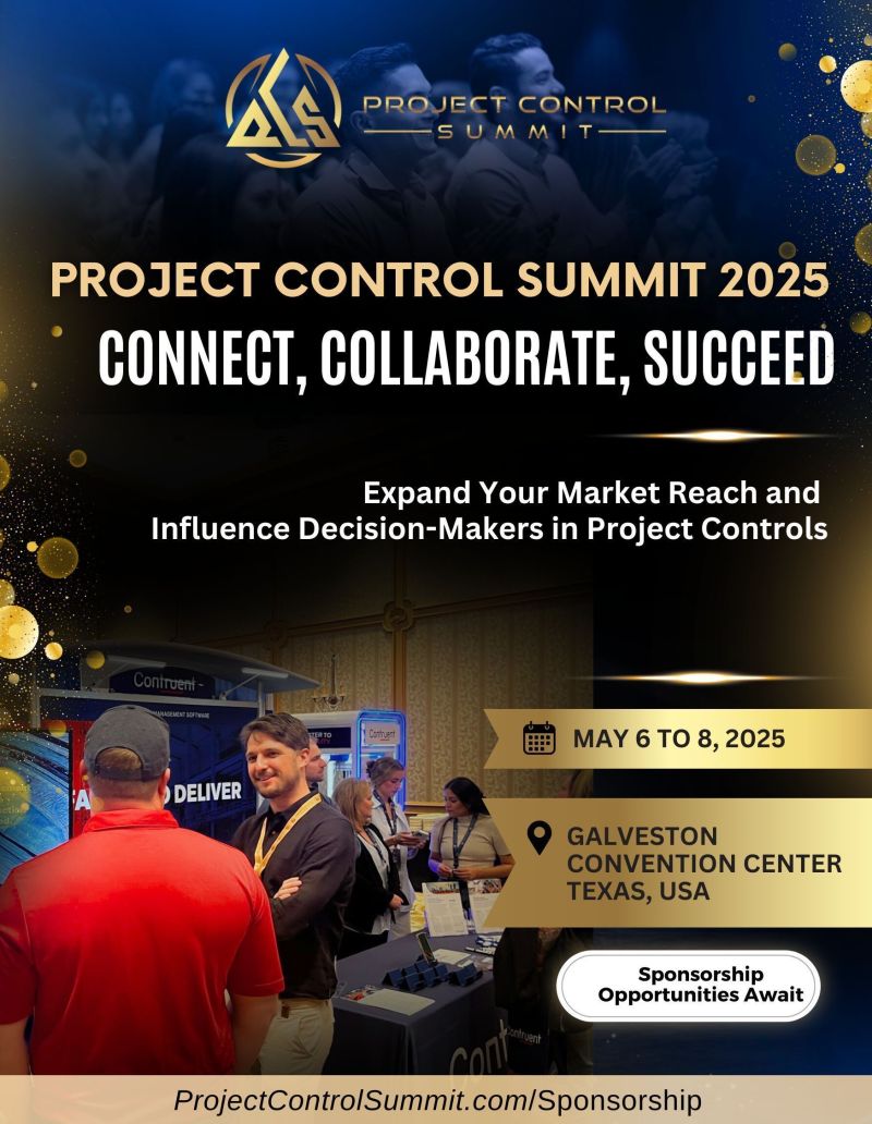 Register Now for the Project Control Summit 2025 May 6 8, 2025