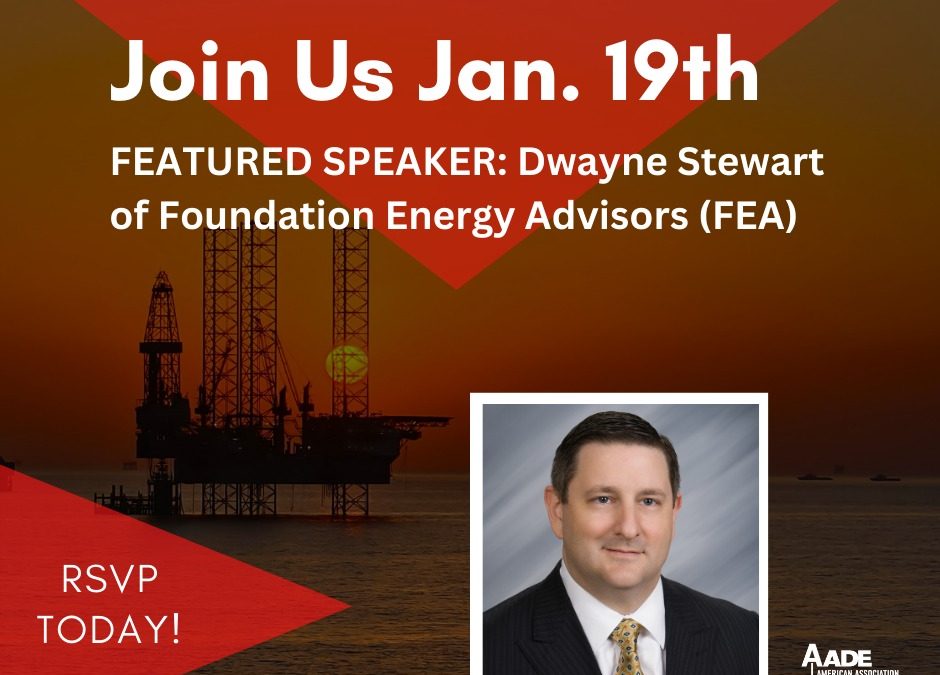 Register for the AADE Lafayette Luncheon Jan 19, 2026