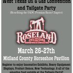 Register now for the Roseland's 11th Annual West Tx Oil & Gas Convention and Tailgate Party March 26-27 - Midland, Tx