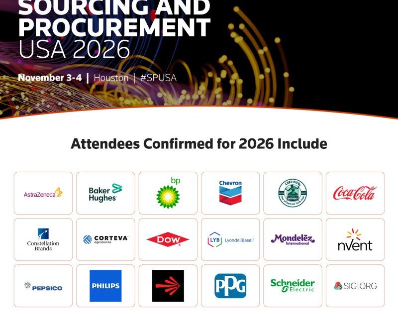 Register Now for the Reuters Events Supply Chain Sourcing & Procurement USA 2026 – Nov 3 – Nov 4 2026 – Houston, TX