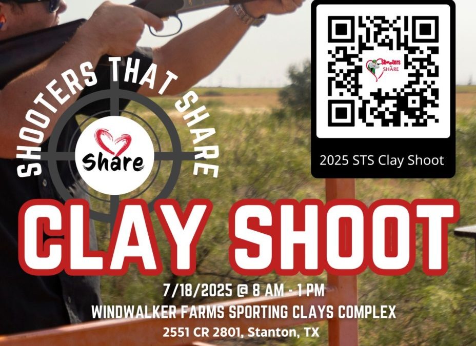 SM Energy 2025 Shooters that SHARE Benefit Clay Shoot July 18 – Stanton, TX