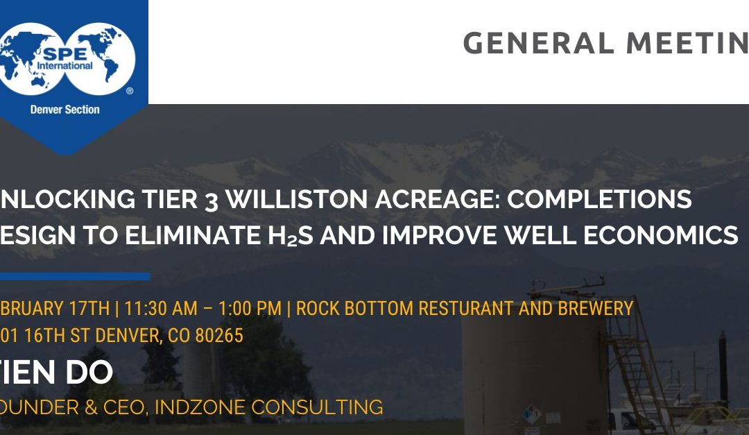SPE Denver General Meeting: February 17, 2026