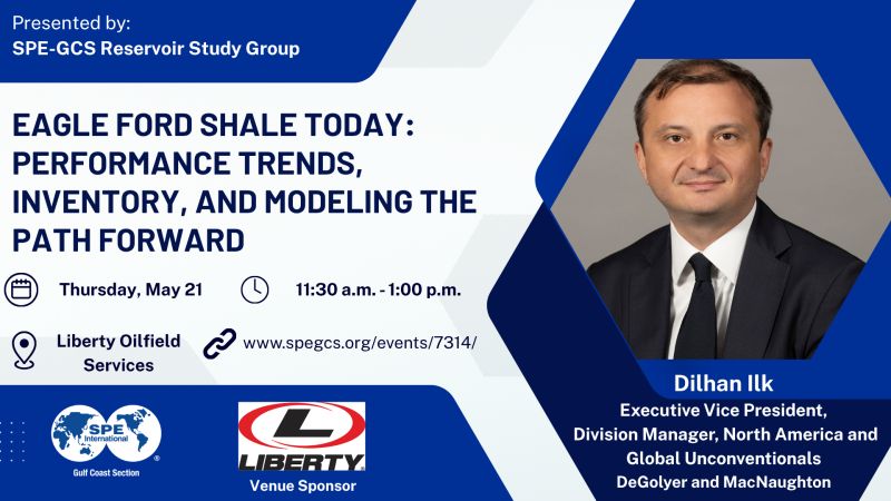 Register Now for the SPE Gulf Coast Reservoir Study Group – May 21, 2026 – Houston, TX