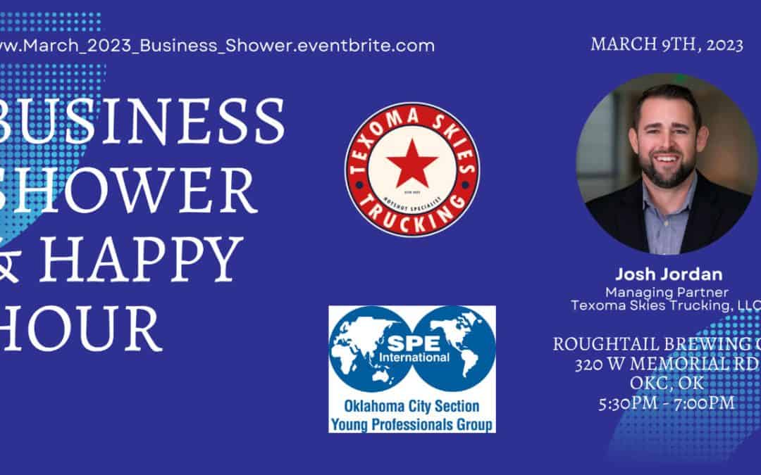 SPE OKC Young Professionals March 2023 Business Shower and Happy Hour March 9 – OKC