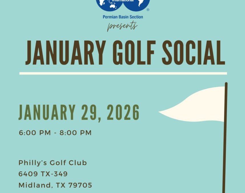 SPE Permian Basin YP January Golf Social Jan 29, 2026
