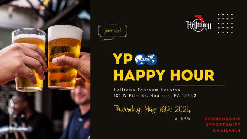 Society of Petroleum Engineers (SPE) – Pittsburgh Section YP Happy Hour May 16, 2024-Pittsburgh