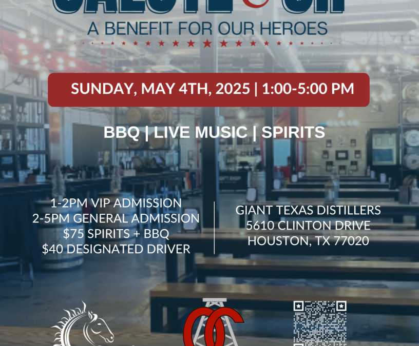 Register Now for the Salute & Sip event presented by Oilfield Connections International on May 4, 2025  Houston, TX