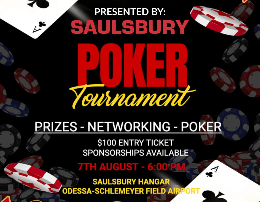 Shale Energy Poker Tournament presented by Saulsbury – August 7, 2025 – Midland, TX