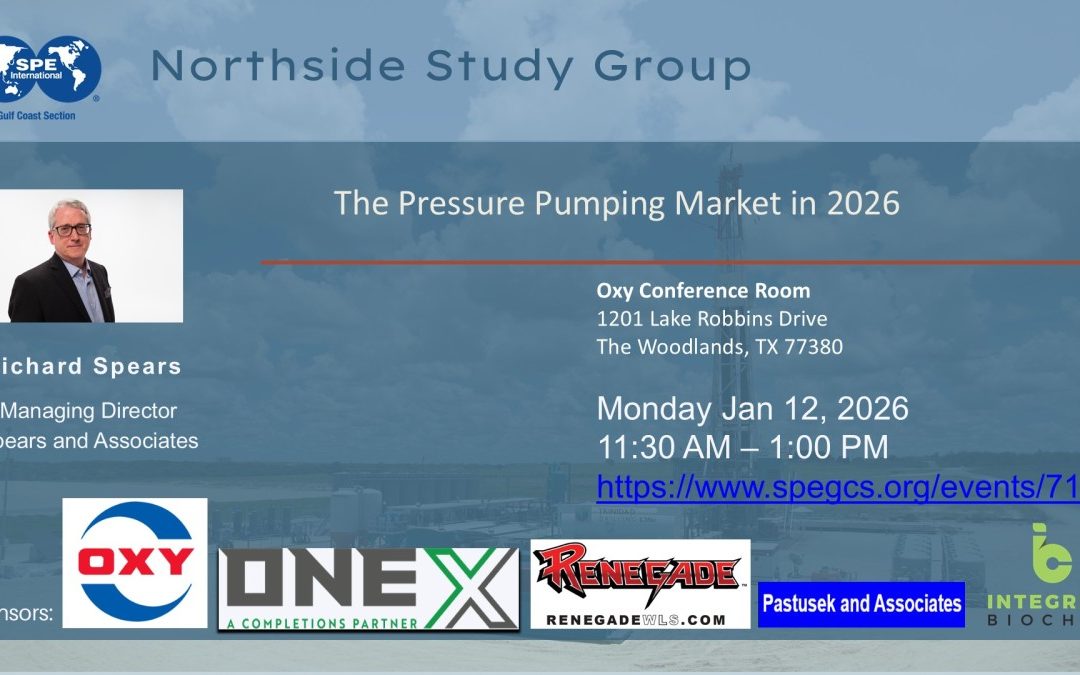 Register Now for the Society of Petroleum Engineers (SPE GCS) Gulf Coast Section 2026 Northside Study Group – January 12, 2026 – The Woodlands, TX