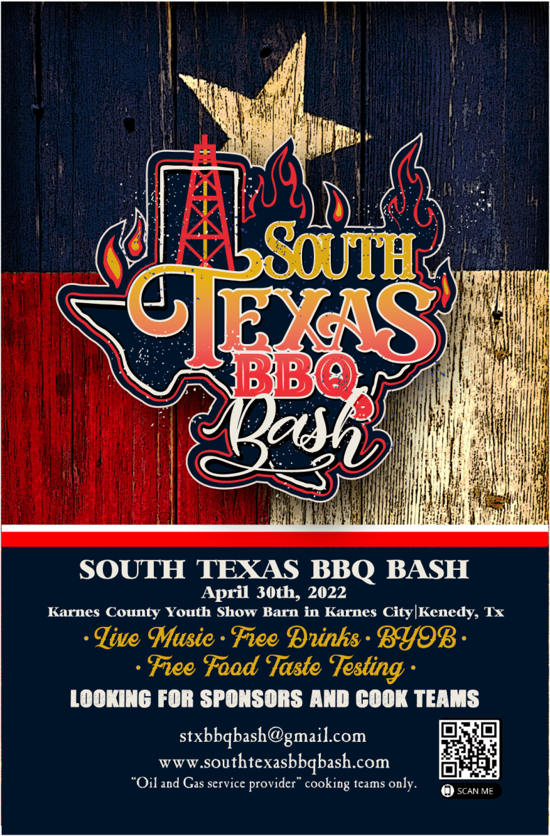 South Texas BBQ Bash April 30th – Karnes County - Upstream Calendar