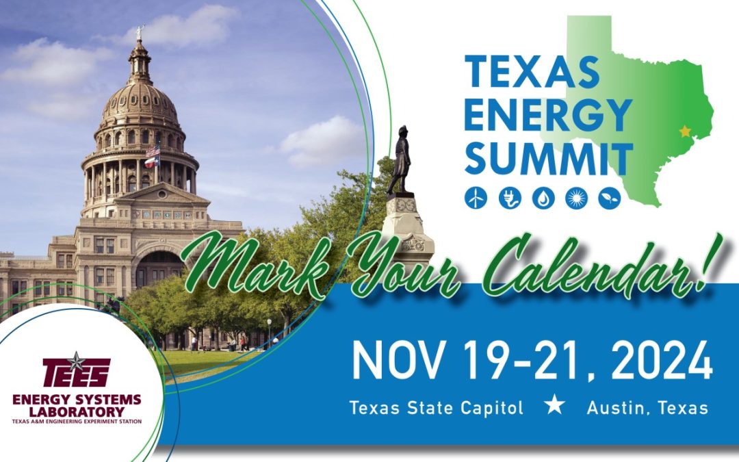 Register now for the Texas Energy Summit November 19-November 21- Austin, Tx