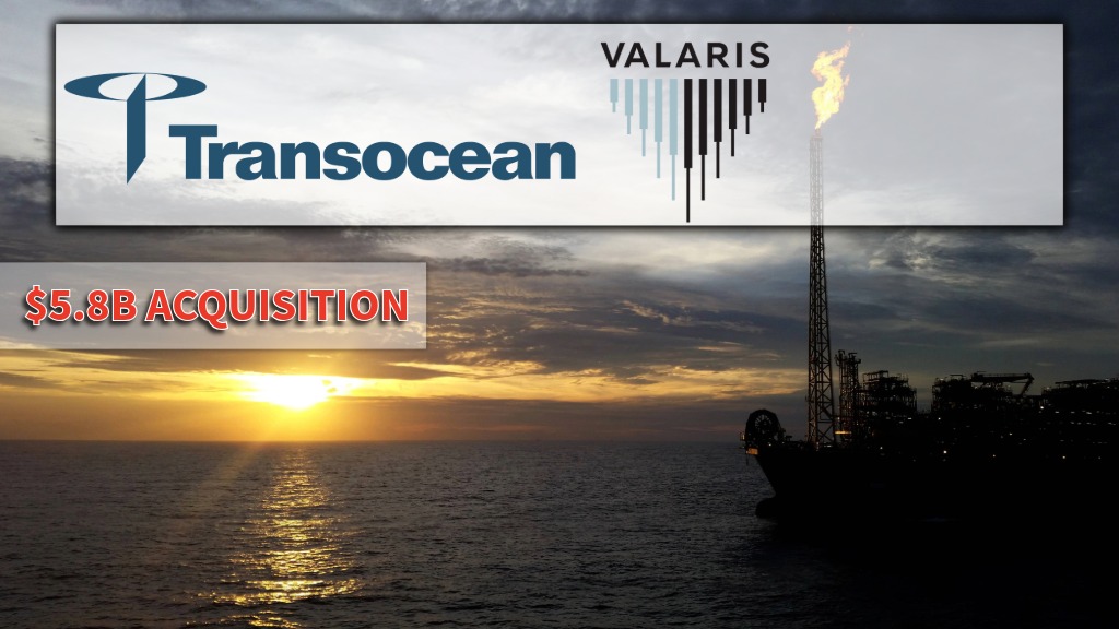 Transocean to Acquire Valaris in $5.8 Merger Deal