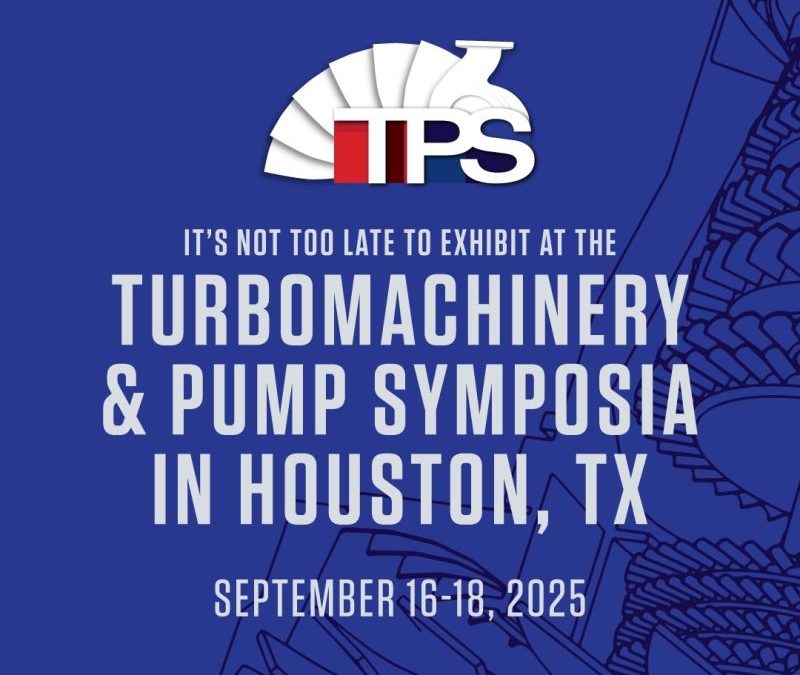 Register Now for the Turbomachinery & Pump Symposia – September 16-18, 2025 – Houston, TX