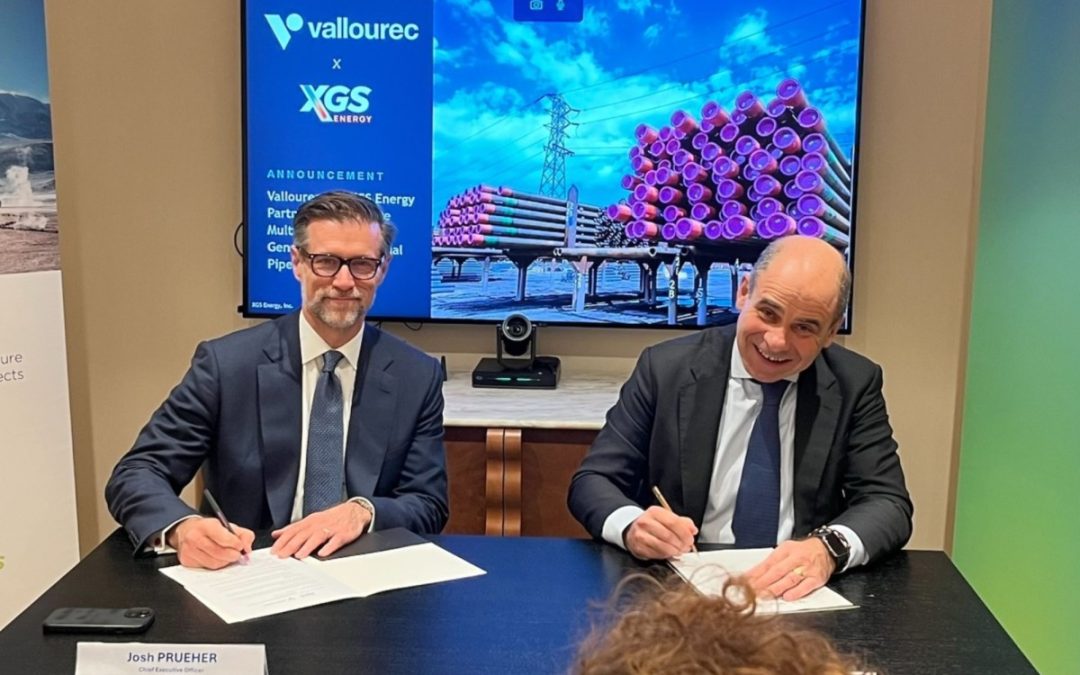 Vallourec and XGS Energy Partner to Accelerate Multi-Gigawatt Next-Generation Geothermal Project Pipeline Across Western U.S.